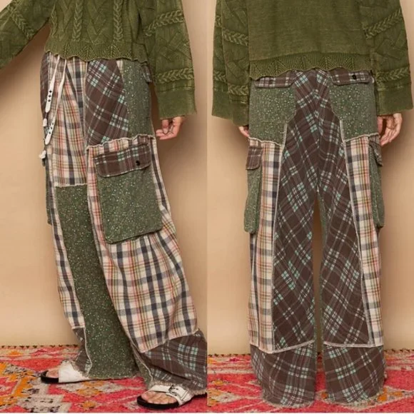 28106 POL Patchwork Pants - Picture 6 of 6